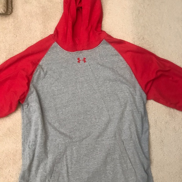Under Armour, multi colored , XL unisex hooded shirt with front pocket - Picture 5 of 7